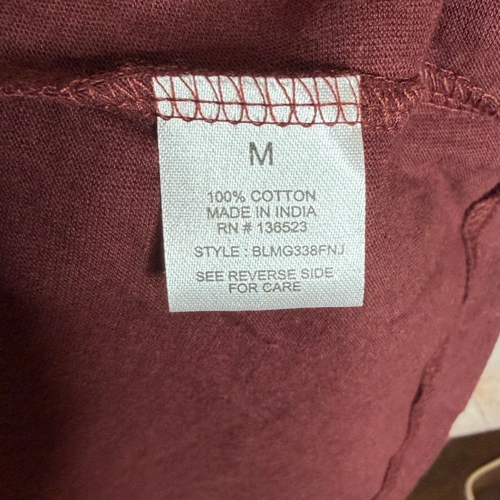 Brooklyn Cloth relaxed maroon